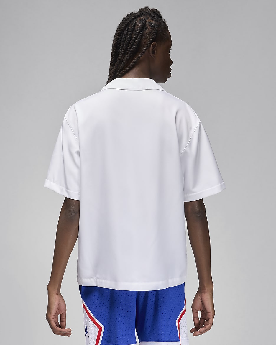 Jordan Sport x Fédération Française de Basketball warming-upshirt voor heren - Wit/Old Royal