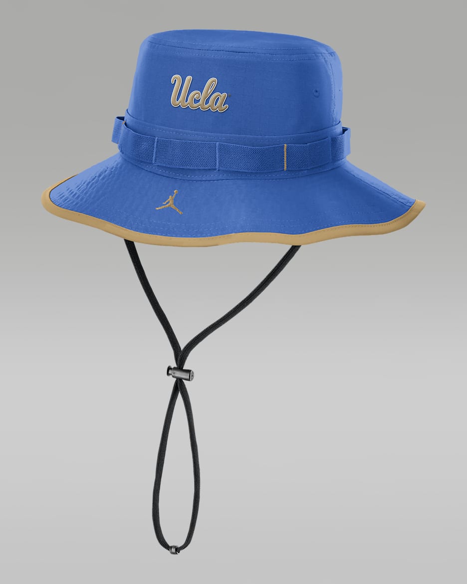 UCLA Bruins On-Field Apex Boonie Men's Jordan Dri-FIT College Bucket Hat - Signal Blue