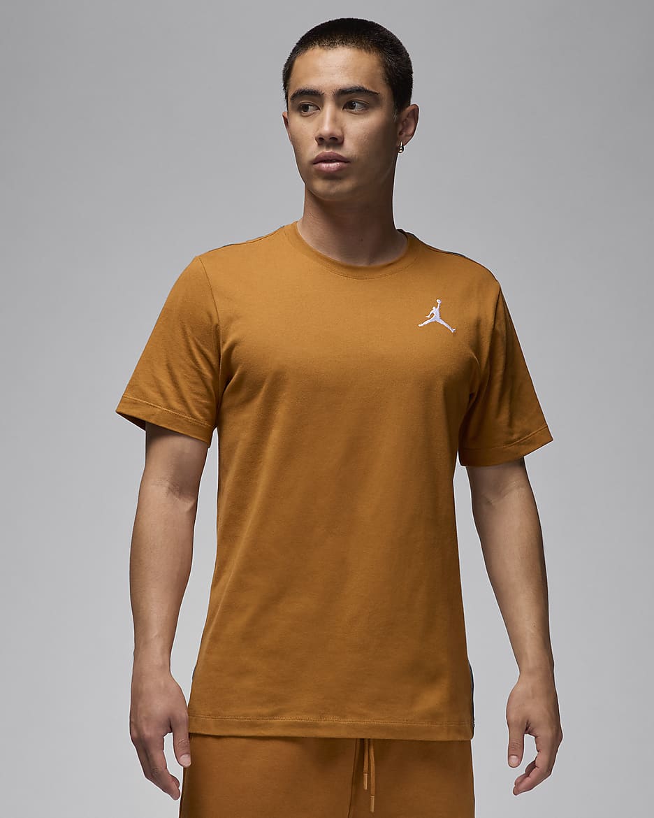 Jordan Jumpman Kurzarm-T-Shirt für Herren - Desert Bronze/Weiß