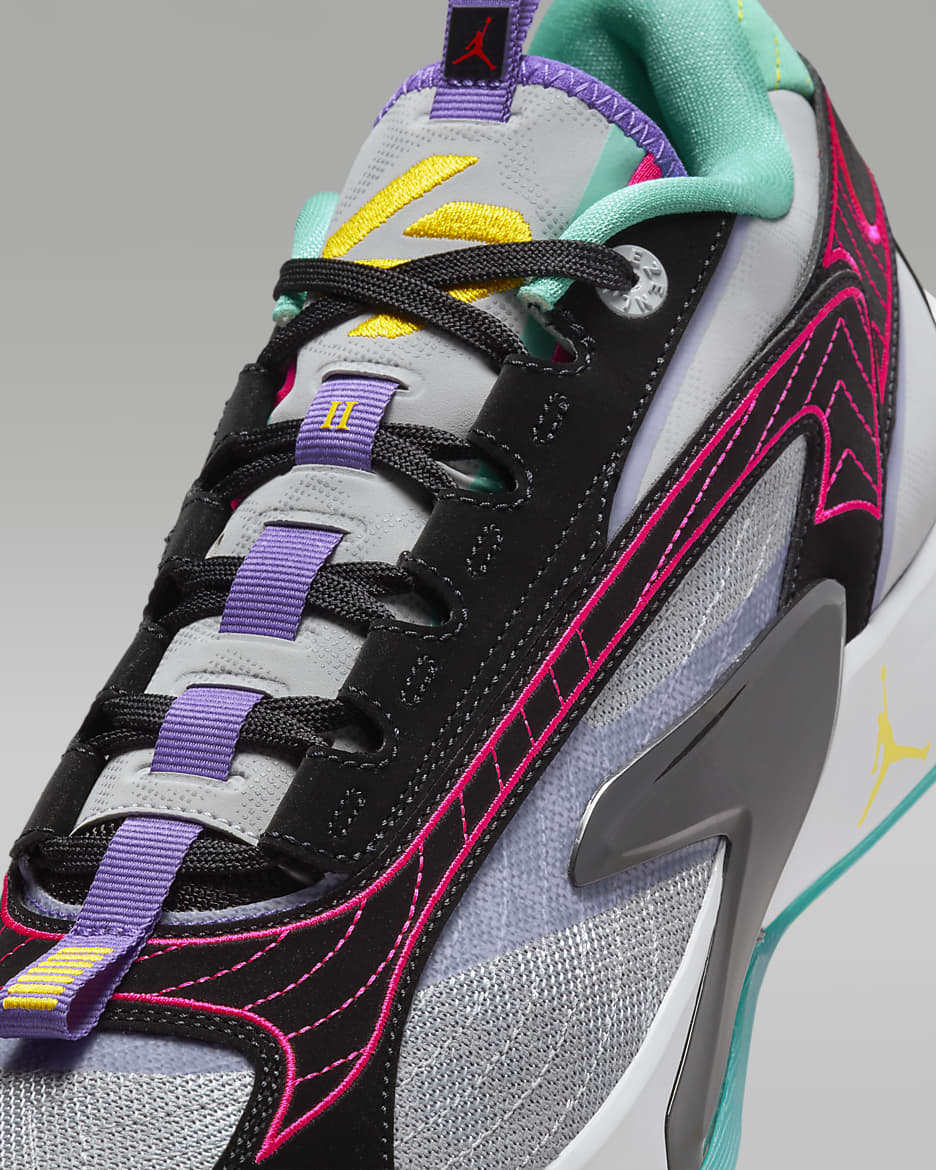 Luka 2 PF Basketball Shoes - Wolf Grey/Black/Hyper Jade/Speed Yellow