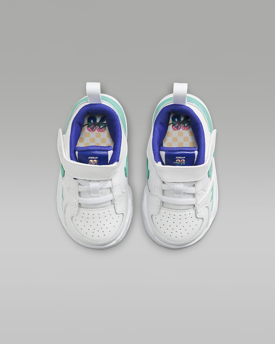 Jordan Stadium 90 SE Baby/Toddler Shoes - White/Hyper Jade/Tangerine Tint/Hyper Royal