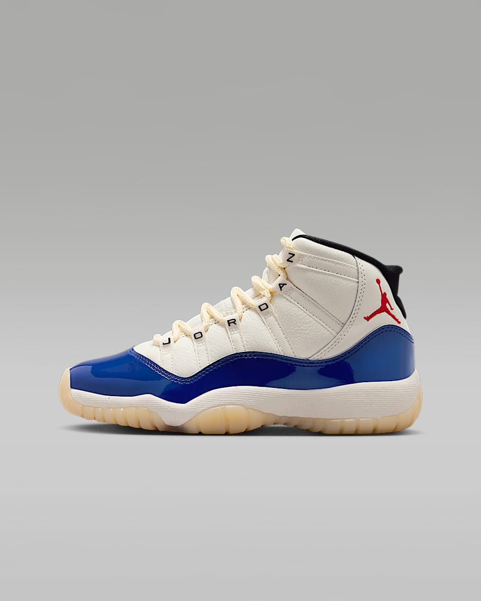 Scarpe Air Jordan 11 Rétro "Rare Air" – Ragazzo/a - Deep Royal Blue/Sail/Nero/Fire Red