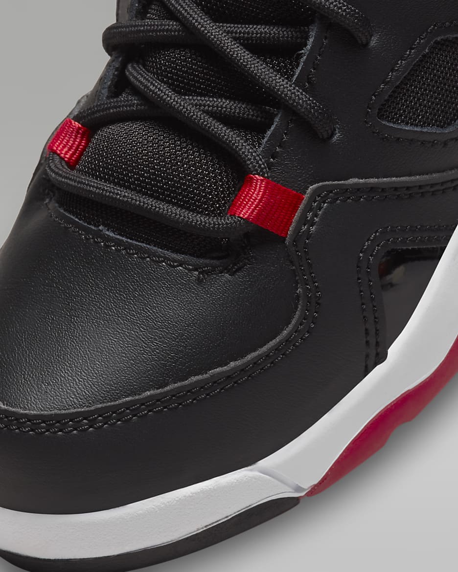 Jordan Flight Club '91 Younger Kids' Shoe - Black/University Red/White
