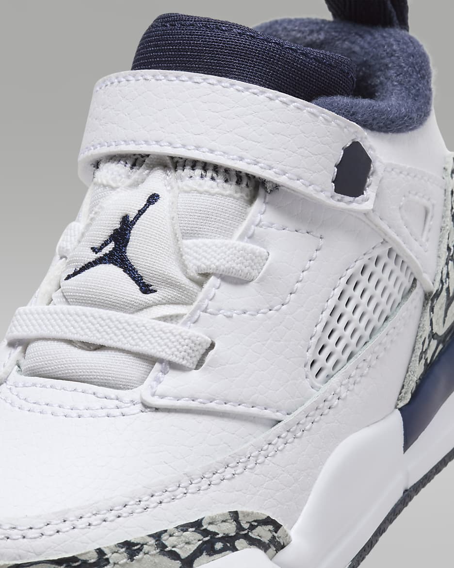 Jordan Spizike Low Baby/Toddler Shoes - White/Pure Platinum/Obsidian