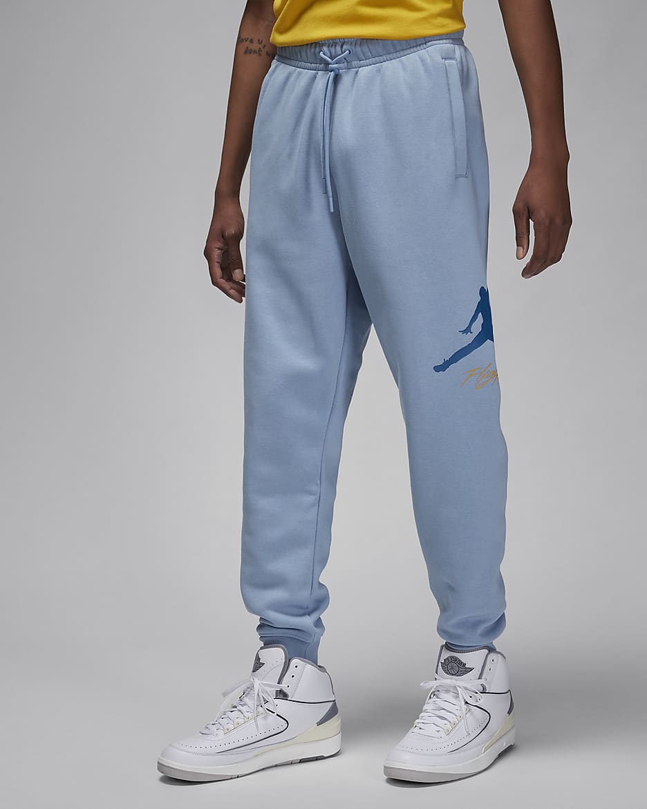 Jordan Essentials Men's Fleece Baseline Trousers - Blue Grey/Industrial Blue