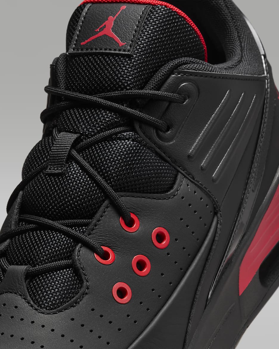 Jordan Max Aura 5 Men's Shoes - Black/Black/University Red