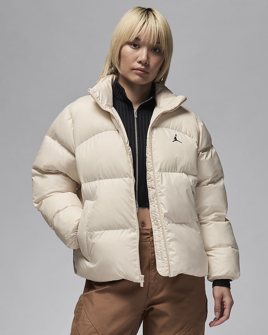 Jordan Women's Puffer - Legend Light Brown/Black