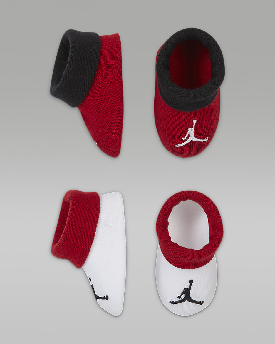 Tossor Jordan för baby (2 par) - Gym Red