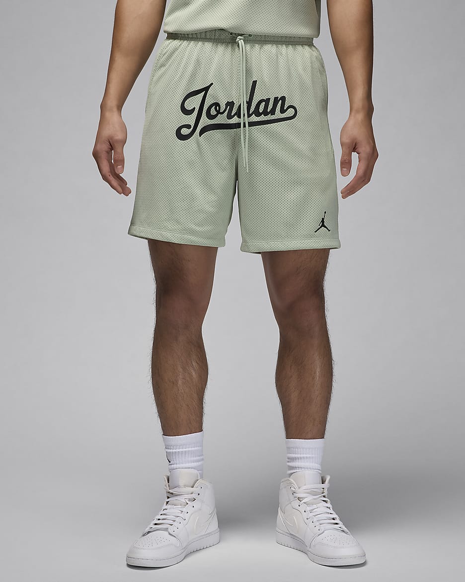 Jordan Flight MVP Men's Mesh Shorts - Seafoam/Black/Black