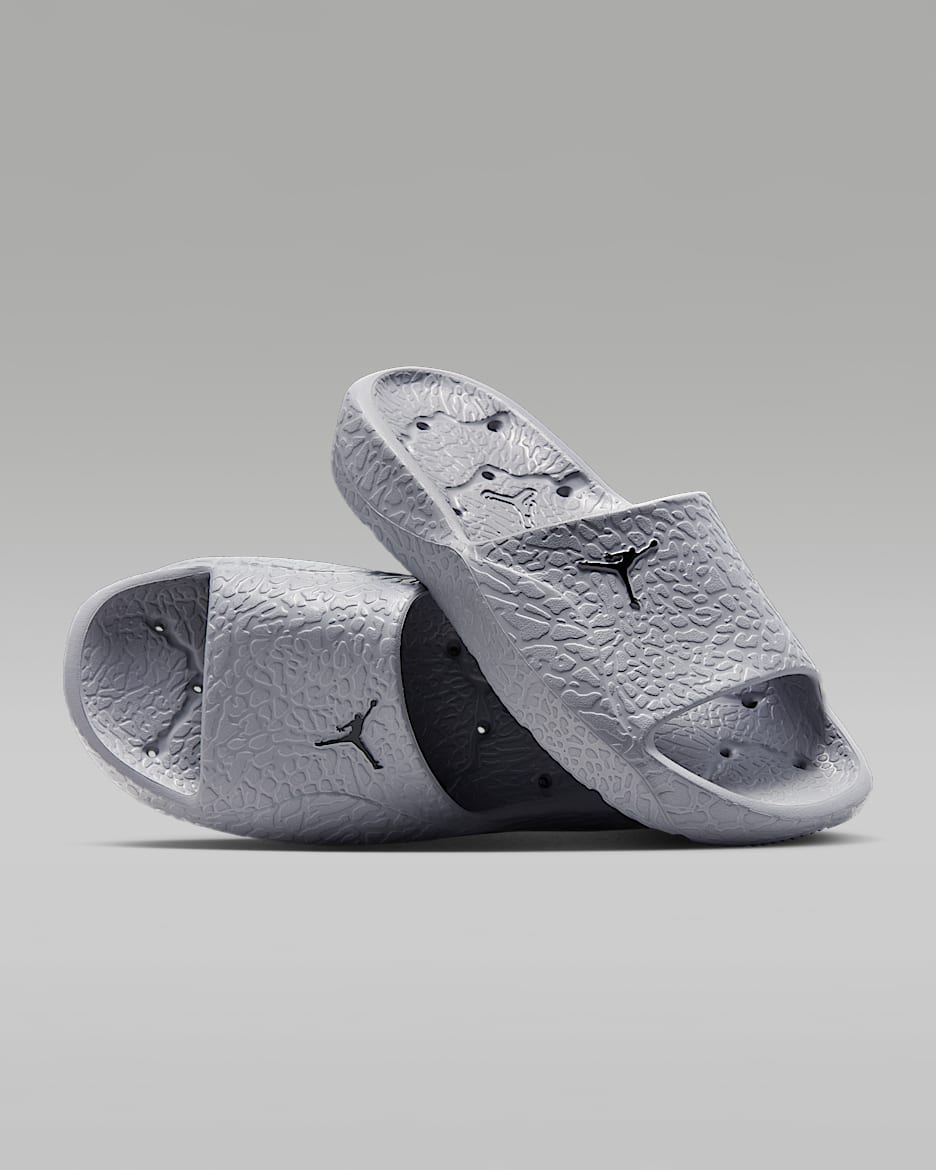 Jordan Franchise Shower Slides - Cement Grey/Black