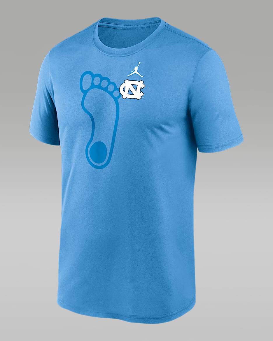 North Carolina Campus Legend Shadow Logo Men's Nike Dri-FIT College T-Shirt - Light Blue