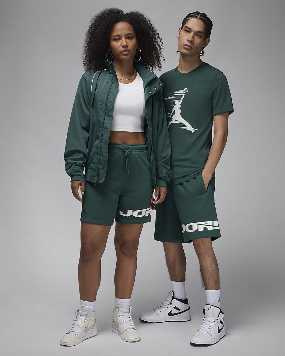 Shorts in fleece Jordan MVP – Uomo - Oxidized Green/Sail