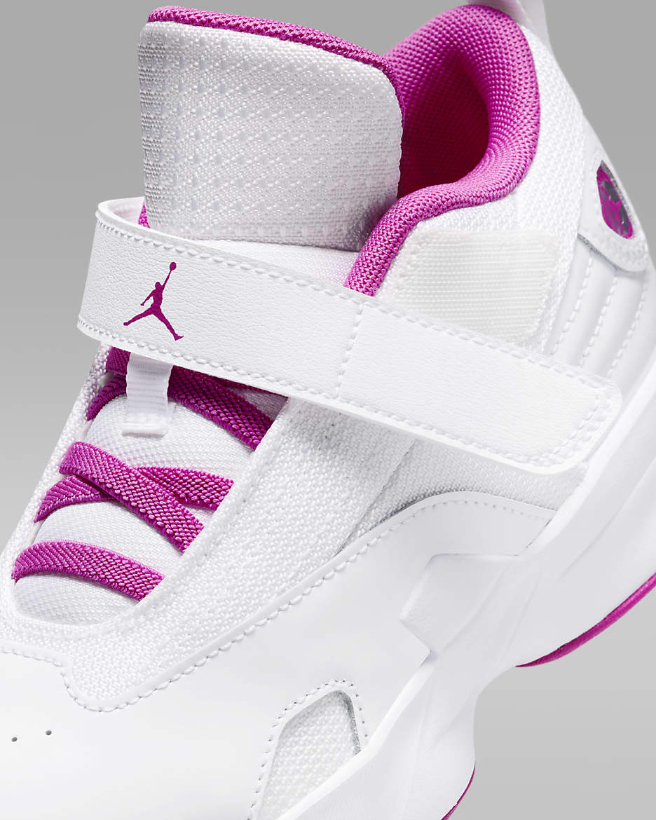 Chaussure Jordan Max Aura 6 pour enfant - Blanc/Fire Pink