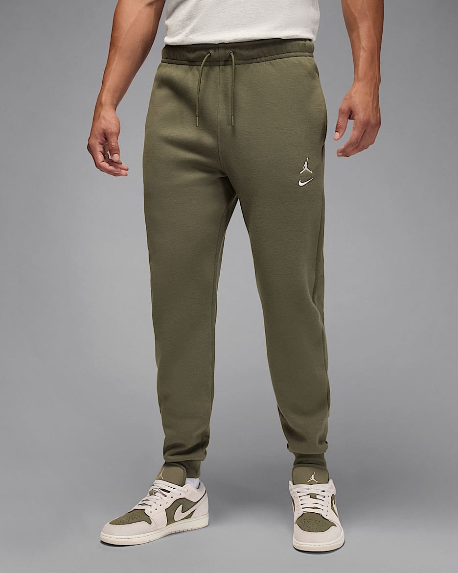 Jordan Brooklyn Fleece Herrenhose - Medium Olive/Sail
