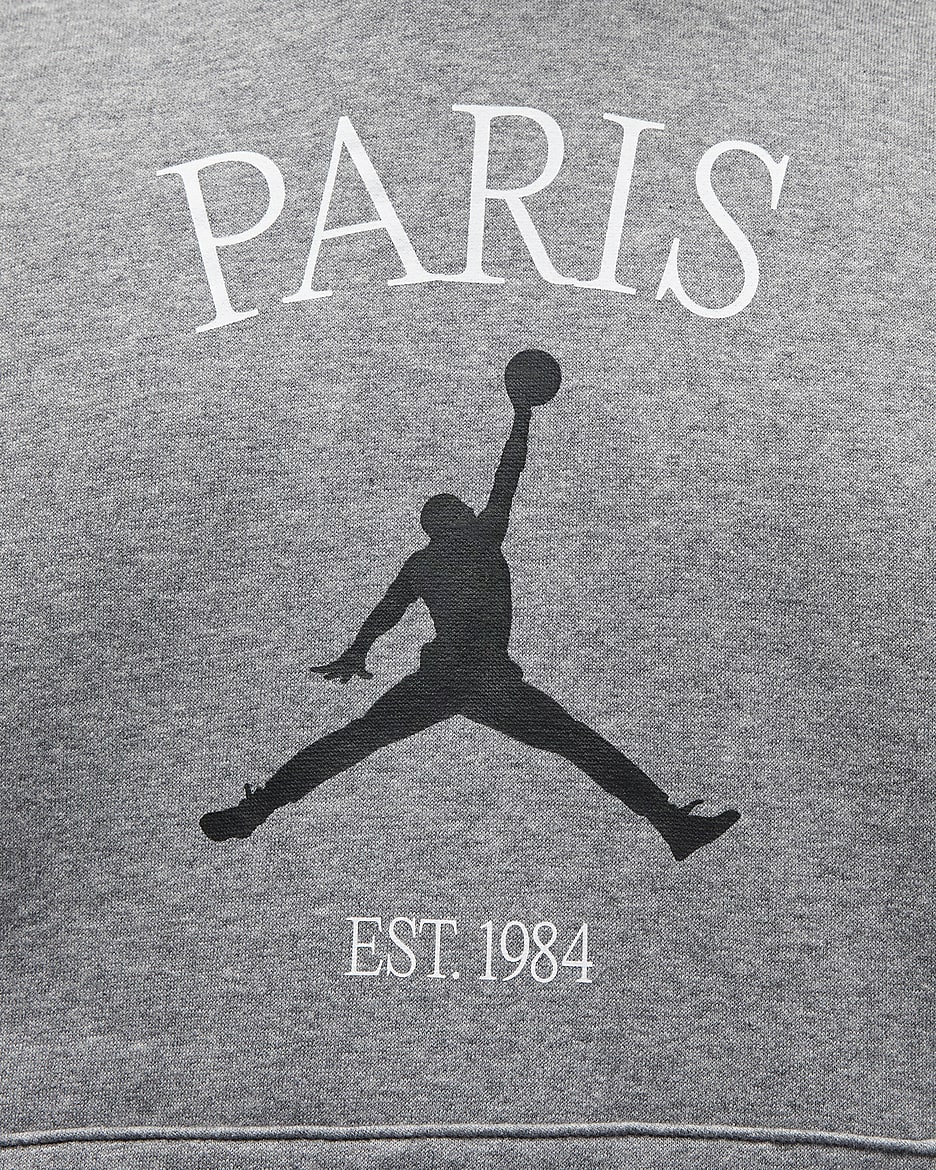 Jordan Paris Men's Pullover Hoodie - Carbon Heather