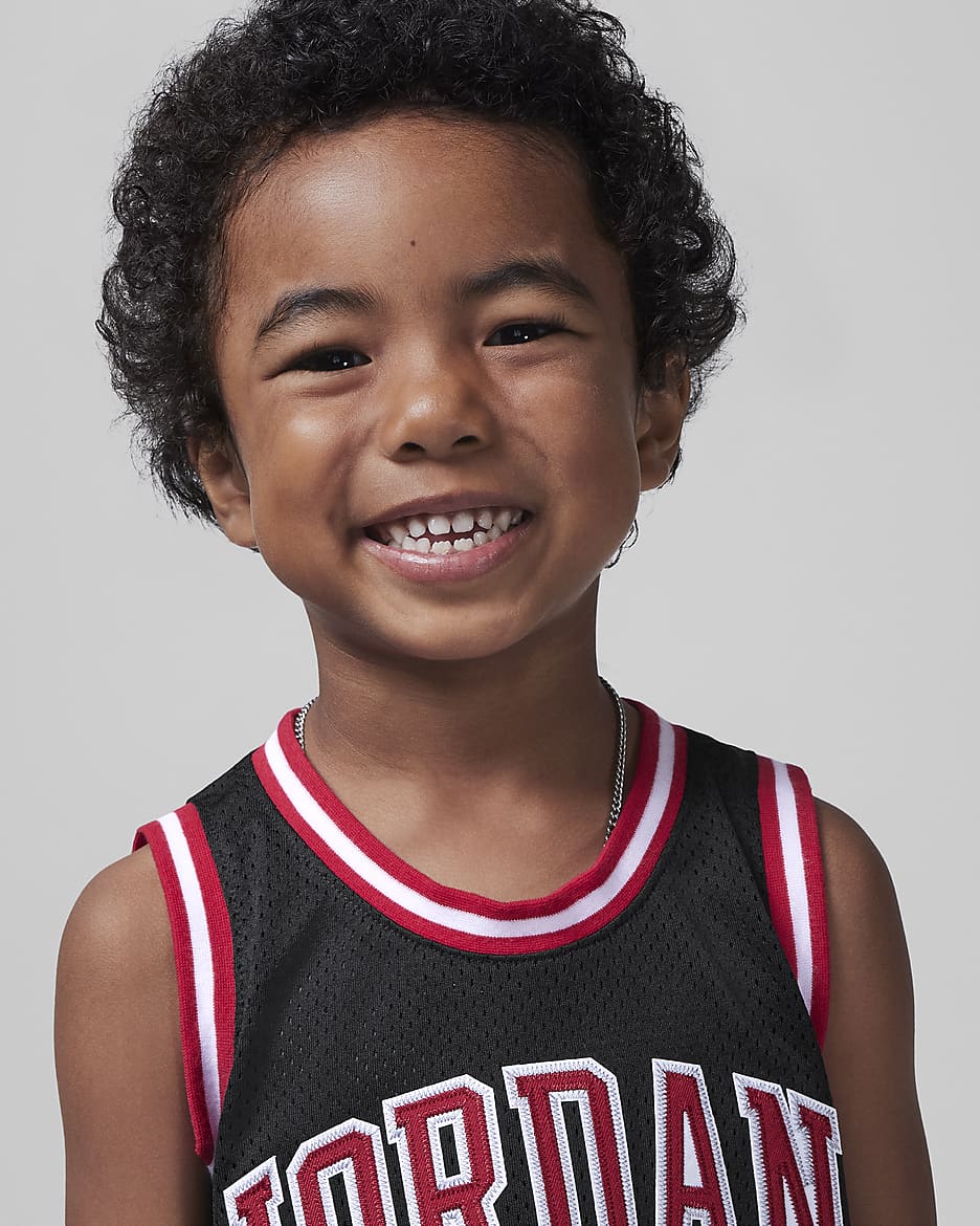 Jersey para niños talla pequeña Jordan 23 - Negro