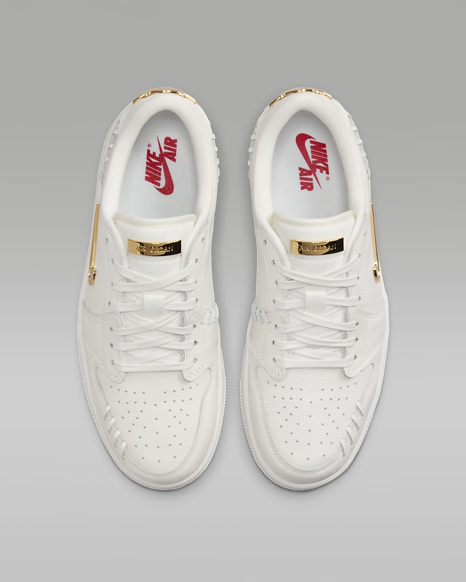 Air Jordan 1 Low Method of Make Shoes - Sail/Sail/Metallic Gold