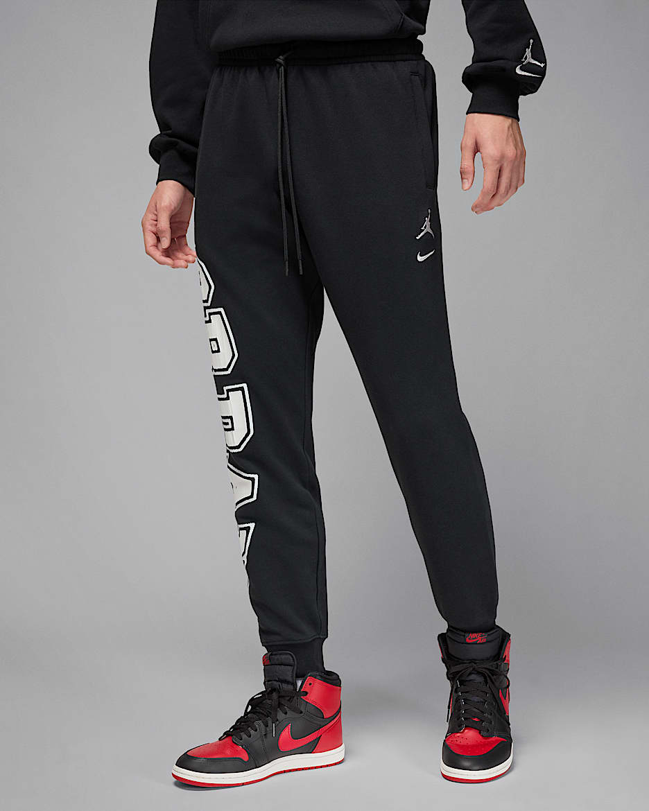 Jordan MVP Joggers para hombre - Negro/Blanco/Gris humo claro