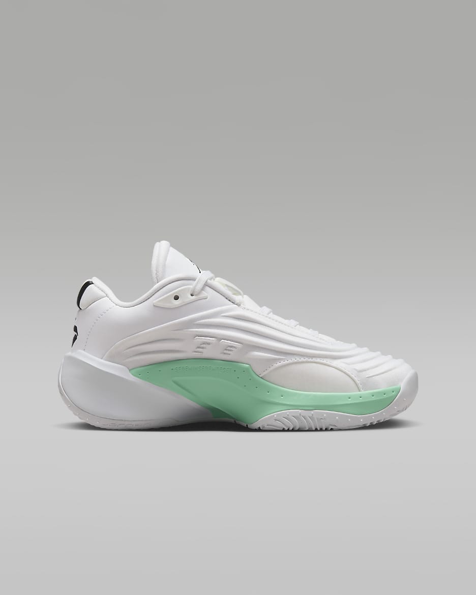 Scarpa da basket Luka 3 "Photo Finish" – Ragazzo/a - Bianco/Volt Glow/Green Glow/Nero