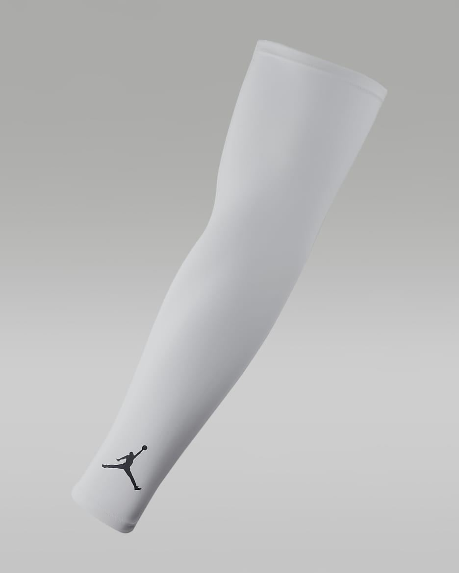 Jordan Basketball Shooter Sleeves - White/Black