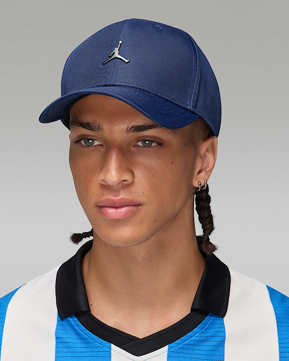 Jordan Rise Structured Metal Jumpman Hat - Blue Void