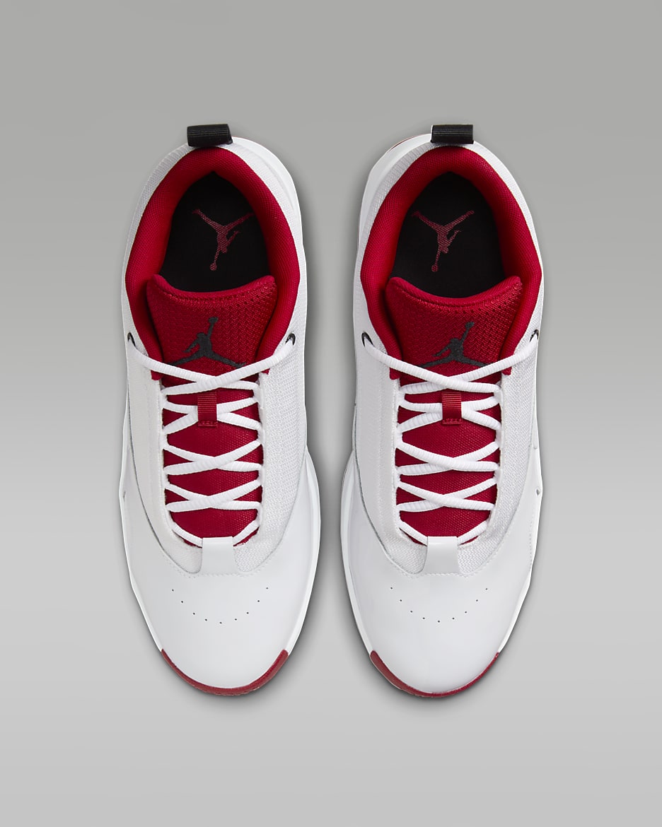 Jordan Max Aura 6 Men's Shoes - White/Black/Gym Red