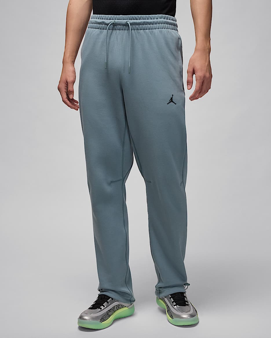 Jordan Sport Hoop Fleece Men's Dri-FIT Trousers - Aviator Grey/Black/Black