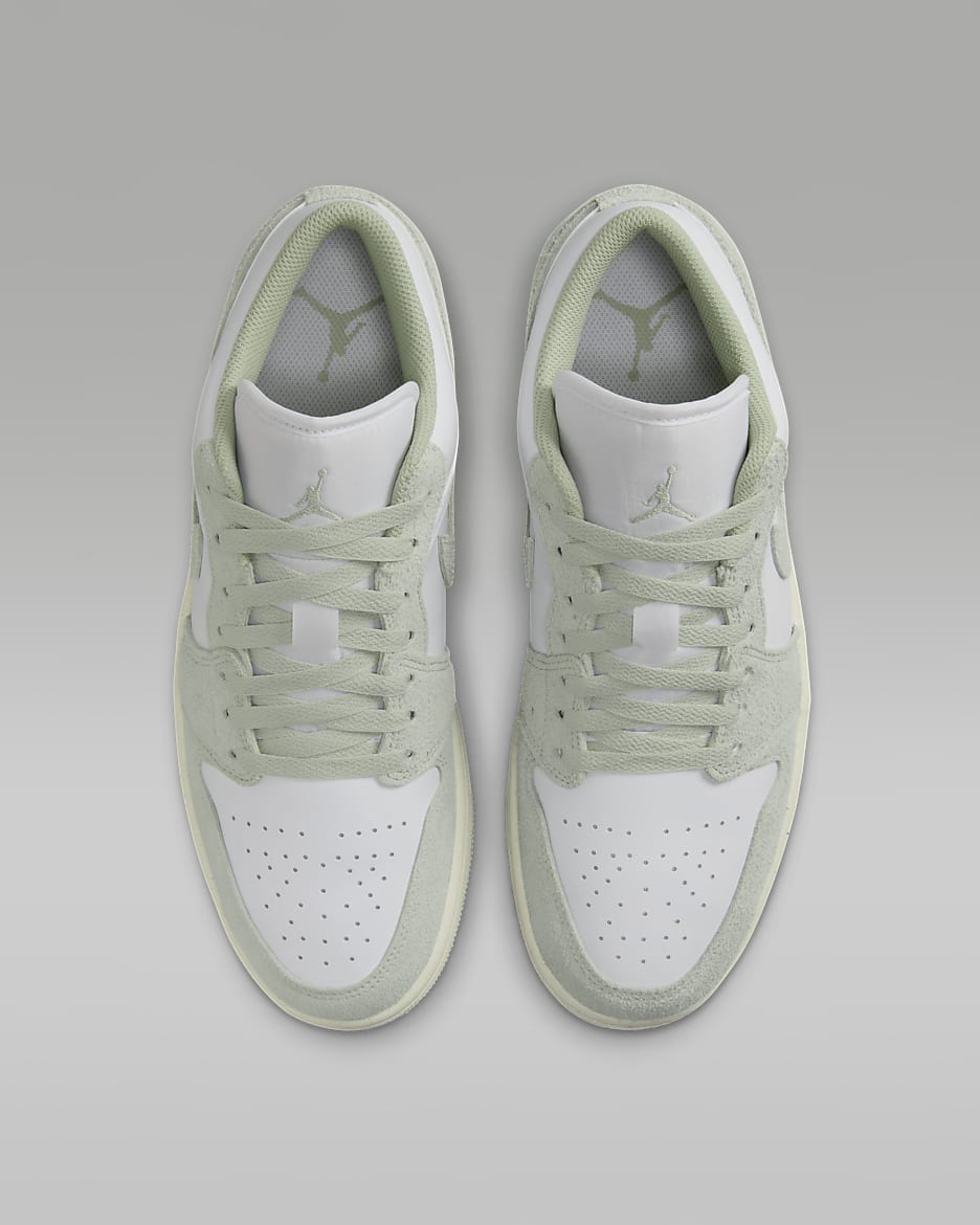 Air Jordan 1 Low SE Men's Shoes - White/Sail/Seafoam