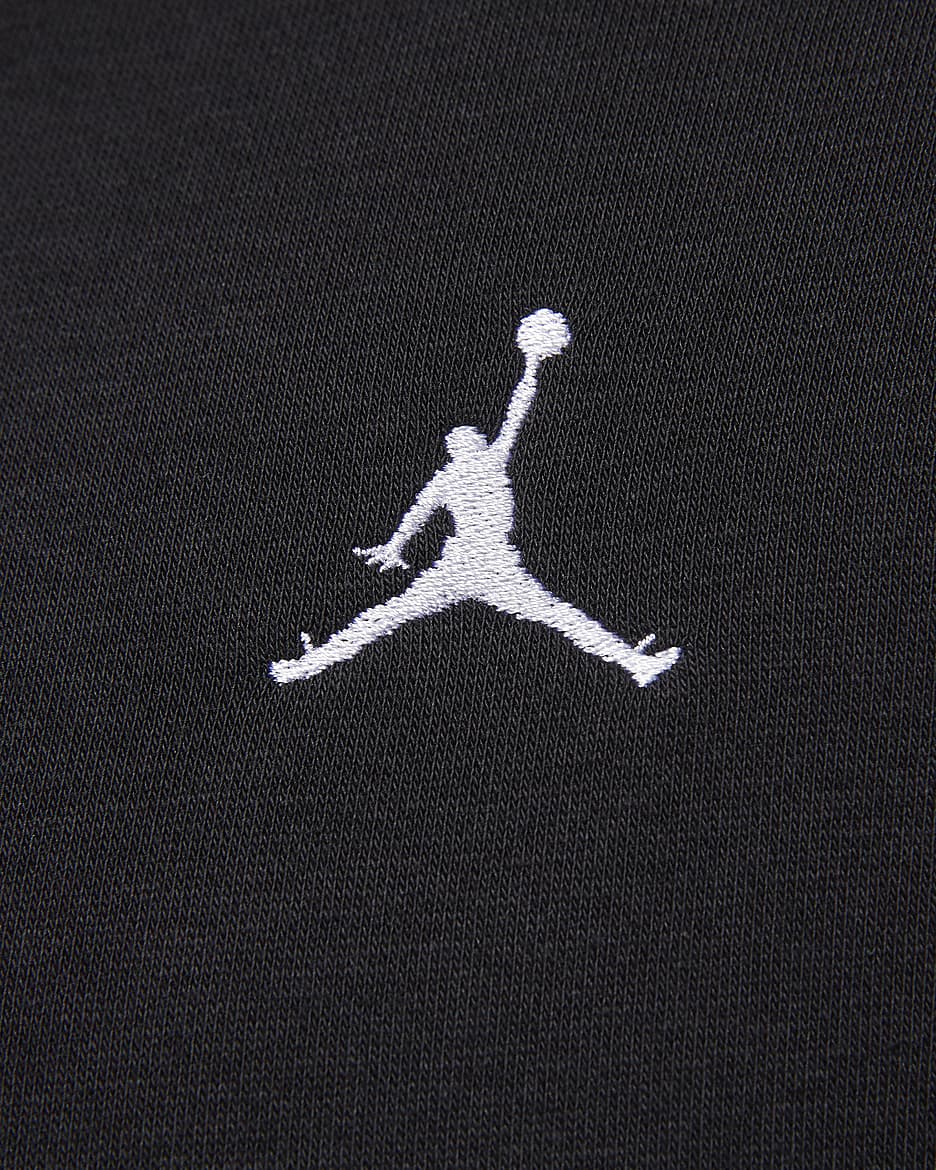 Sweat à capuche Jordan Brooklyn Fleece pour femme (grande taille) - Noir/Blanc