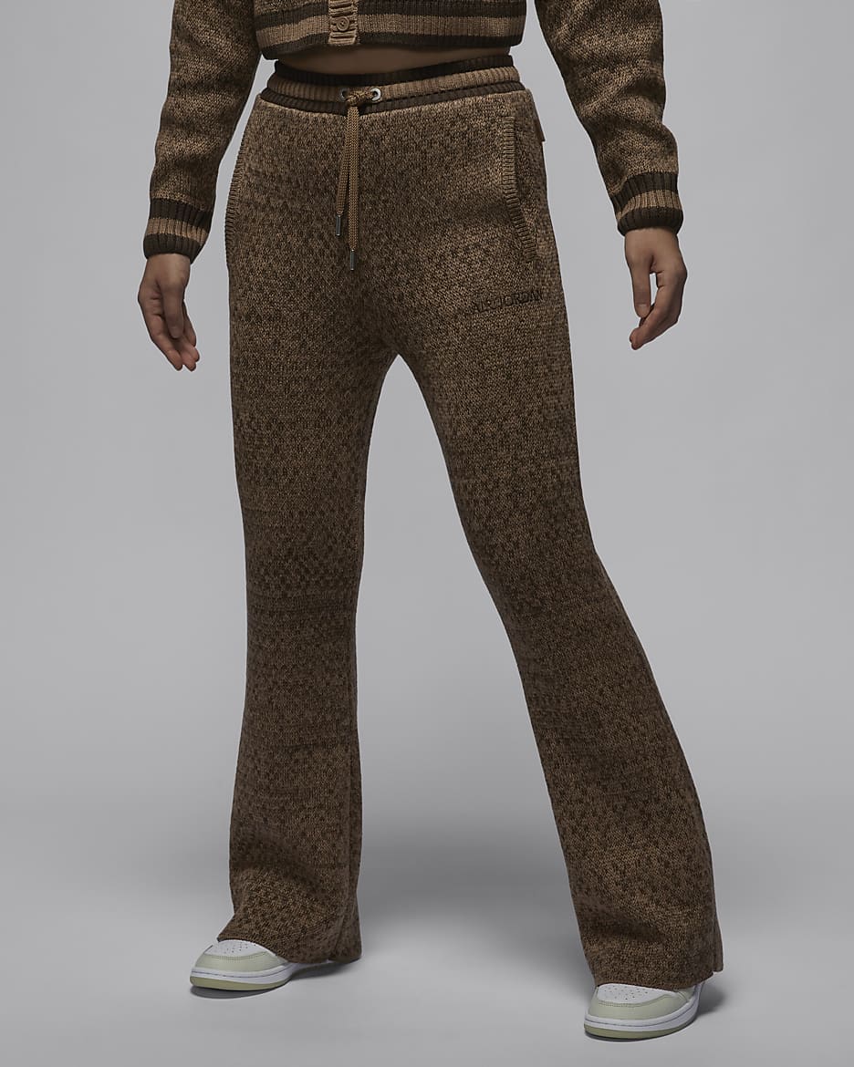 Air Jordan Women's Knit Pants - Archaeo Brown