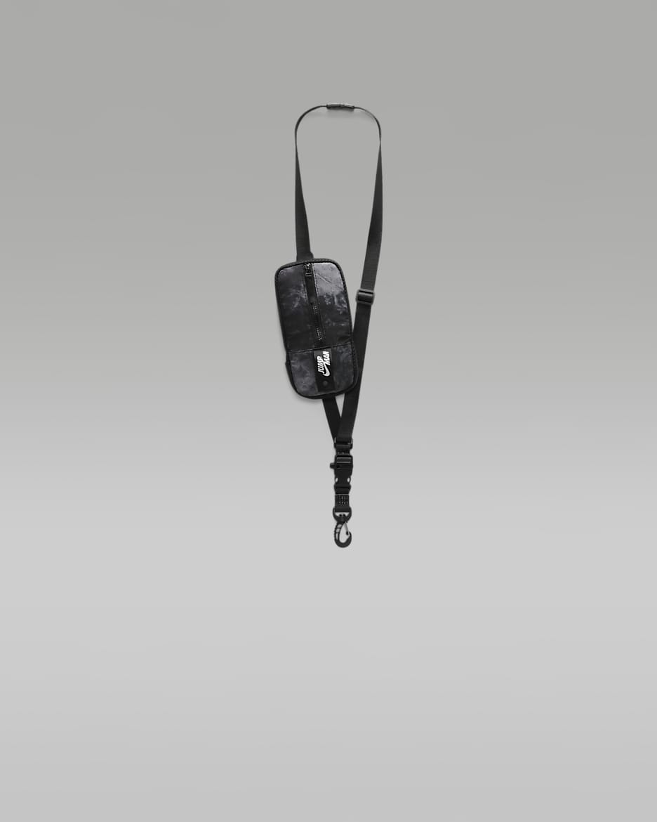 Jordan Utility Lanyard - Black/Black/White