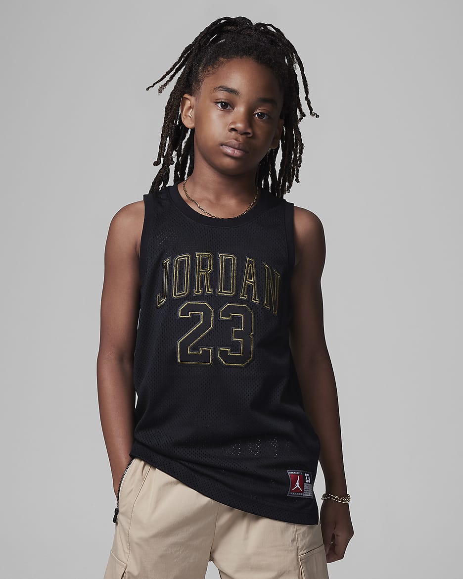 Jordan Big Kids' 23 Jersey - Black