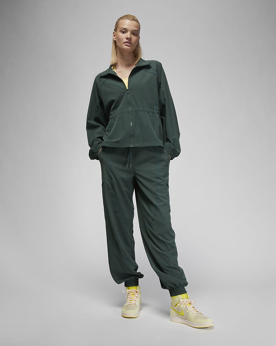 Jordan Sport-jakke til kvinder - Midnight Green/Sky J Teal/sort