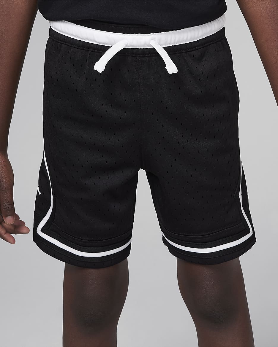 Jordan Dri-FIT Sport Little Kids' Diamond Shorts - Black