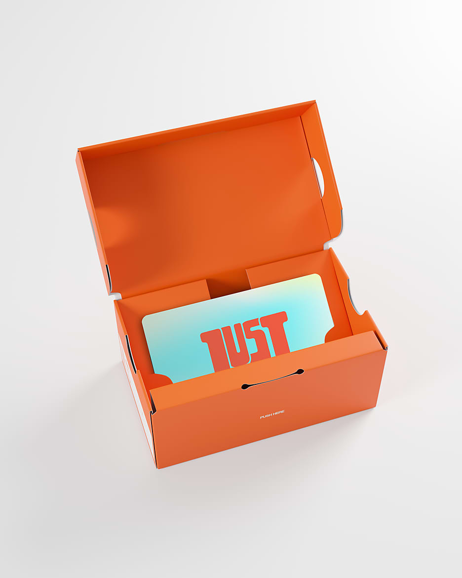 Nike Gift Card Mailed in a Mini Nike Shoebox - Light Blue