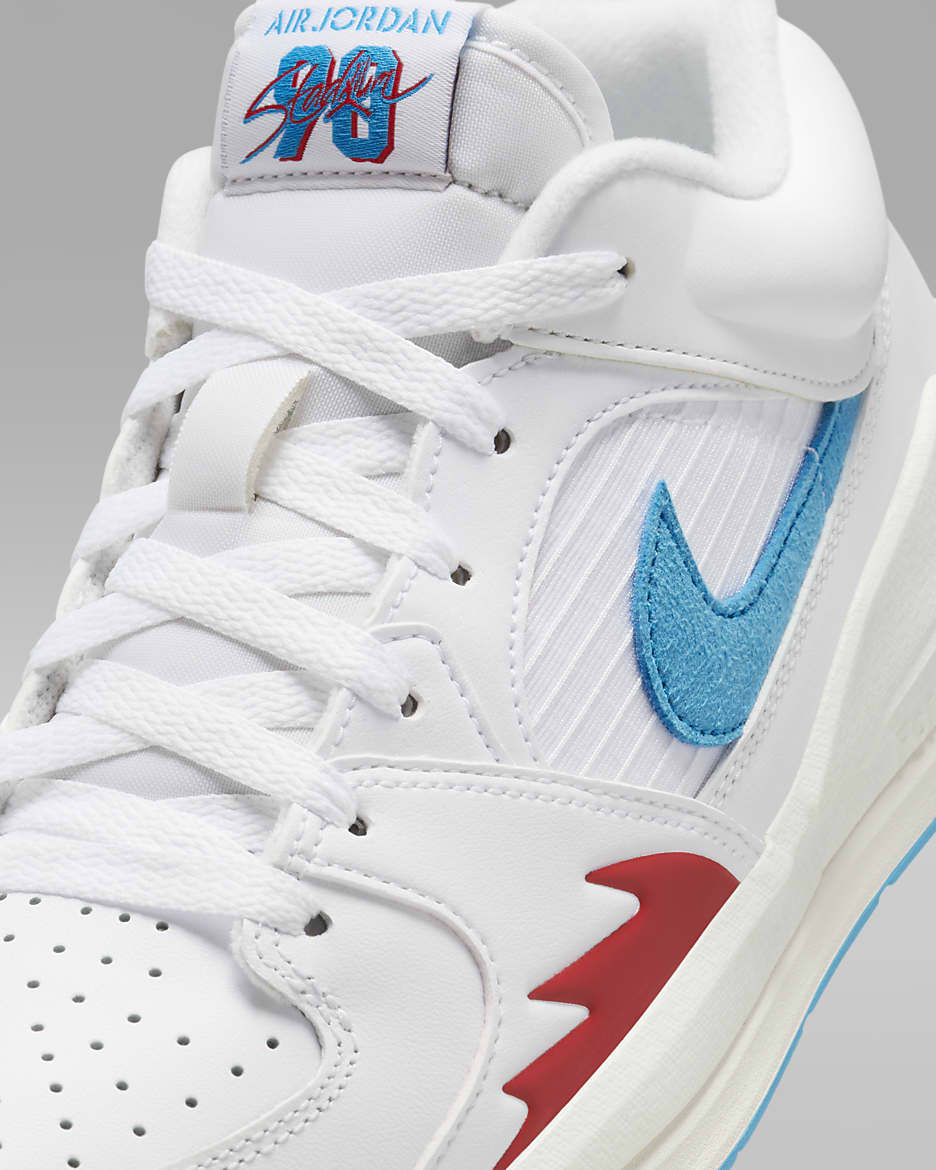 Jordan Stadium 90 Women's Shoes - White/Sail/Gym Red/Dark Powder Blue