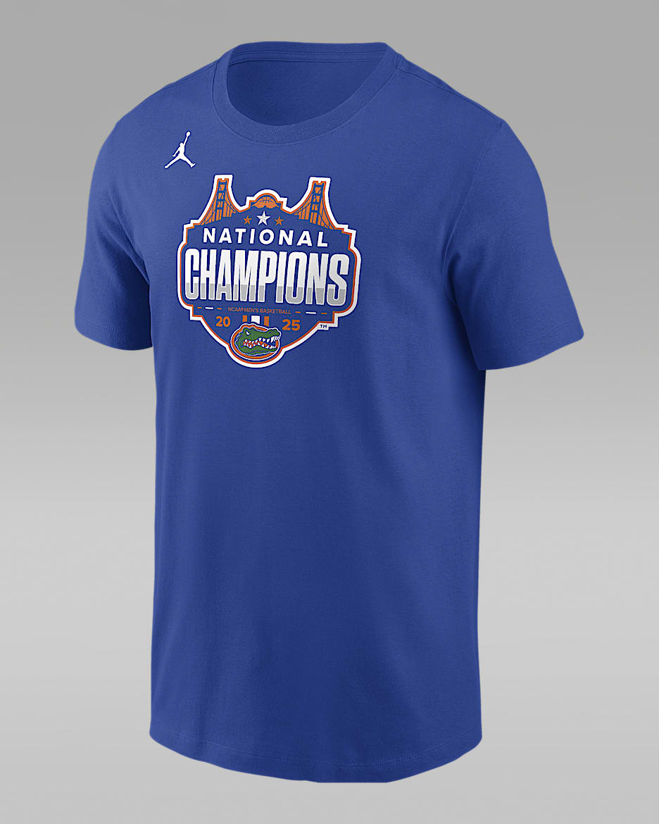 Florida (Men's Team) Men's Jordan College National Champs T-Shirt - Royal