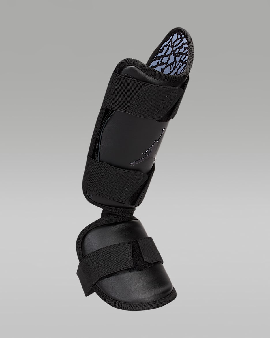 Protector de pierna para bateador de béisbol (bateador zurdo) Jordan Fly - Negro