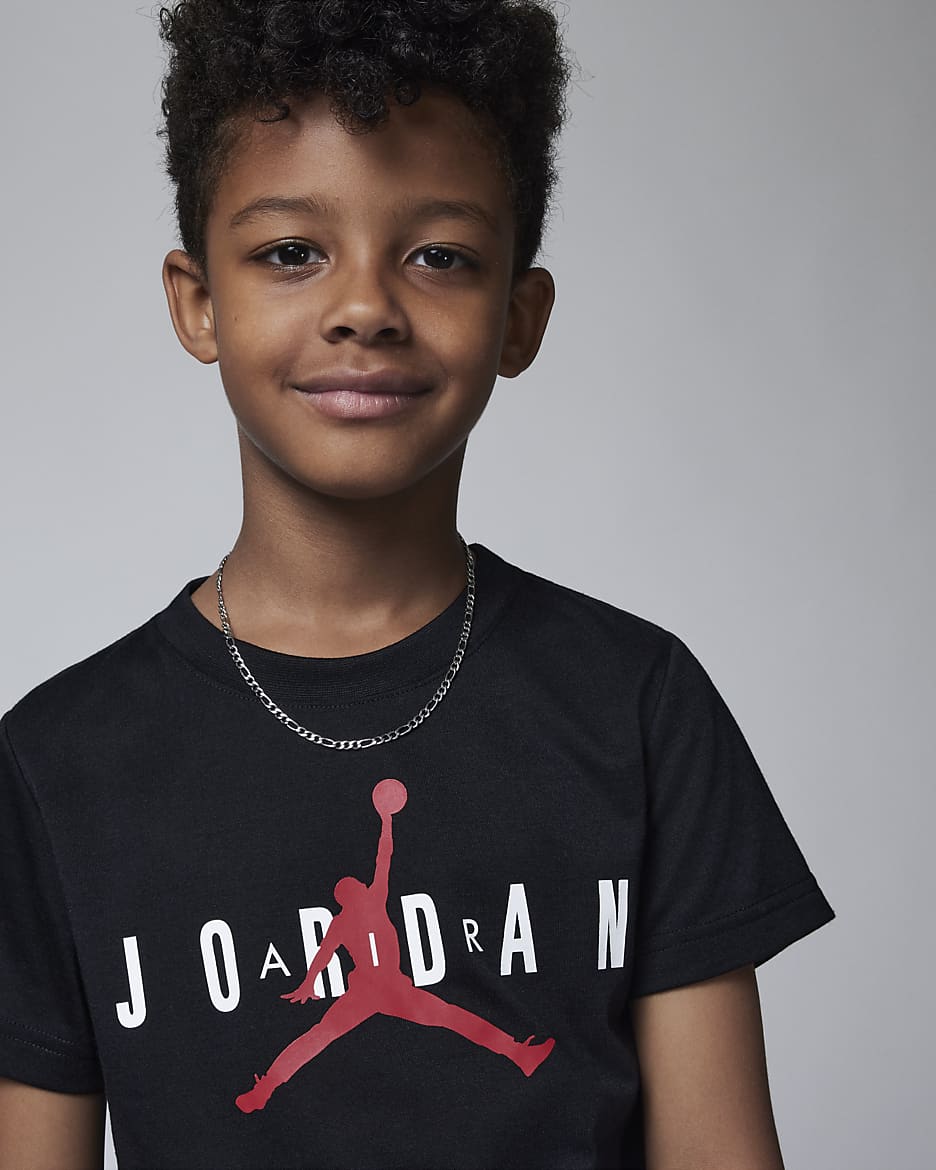 Kalhotová souprava Jordan Jumpman Sustainable pro malé děti - Černá