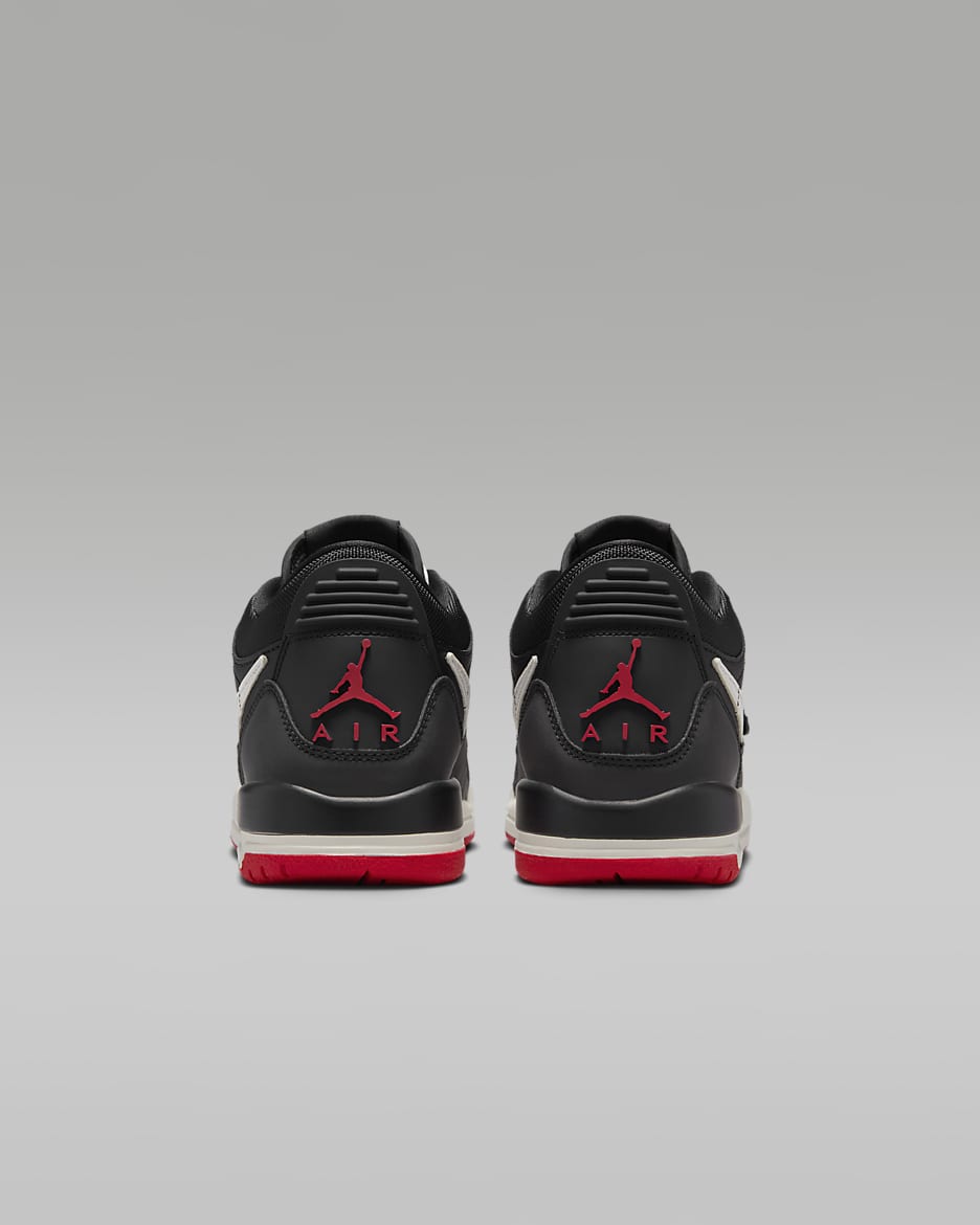 Air Jordan Legacy 312 Low Big Kids' Shoes - Black/University Red/Sail