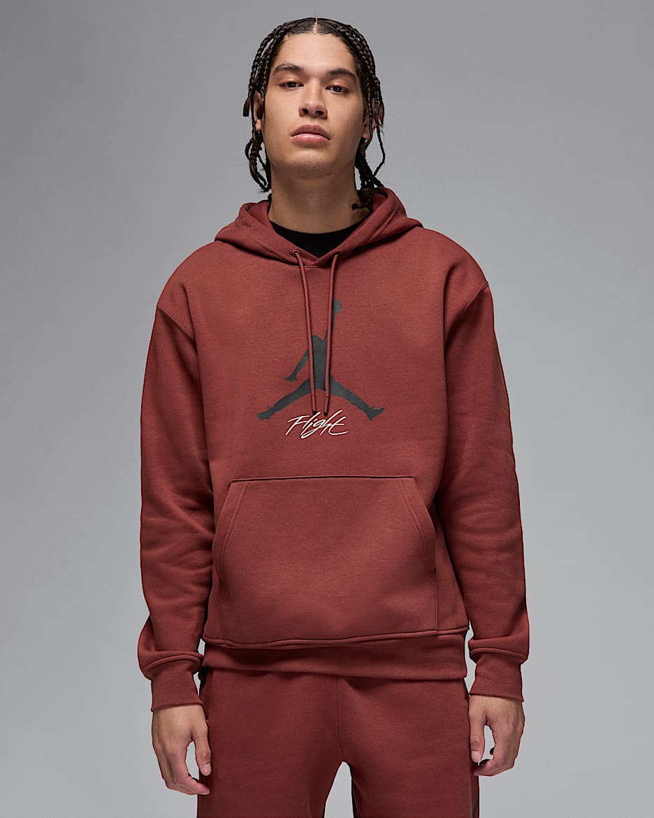 Jordan Essentials Men's Fleece Hoodie - Dark Pony/Black