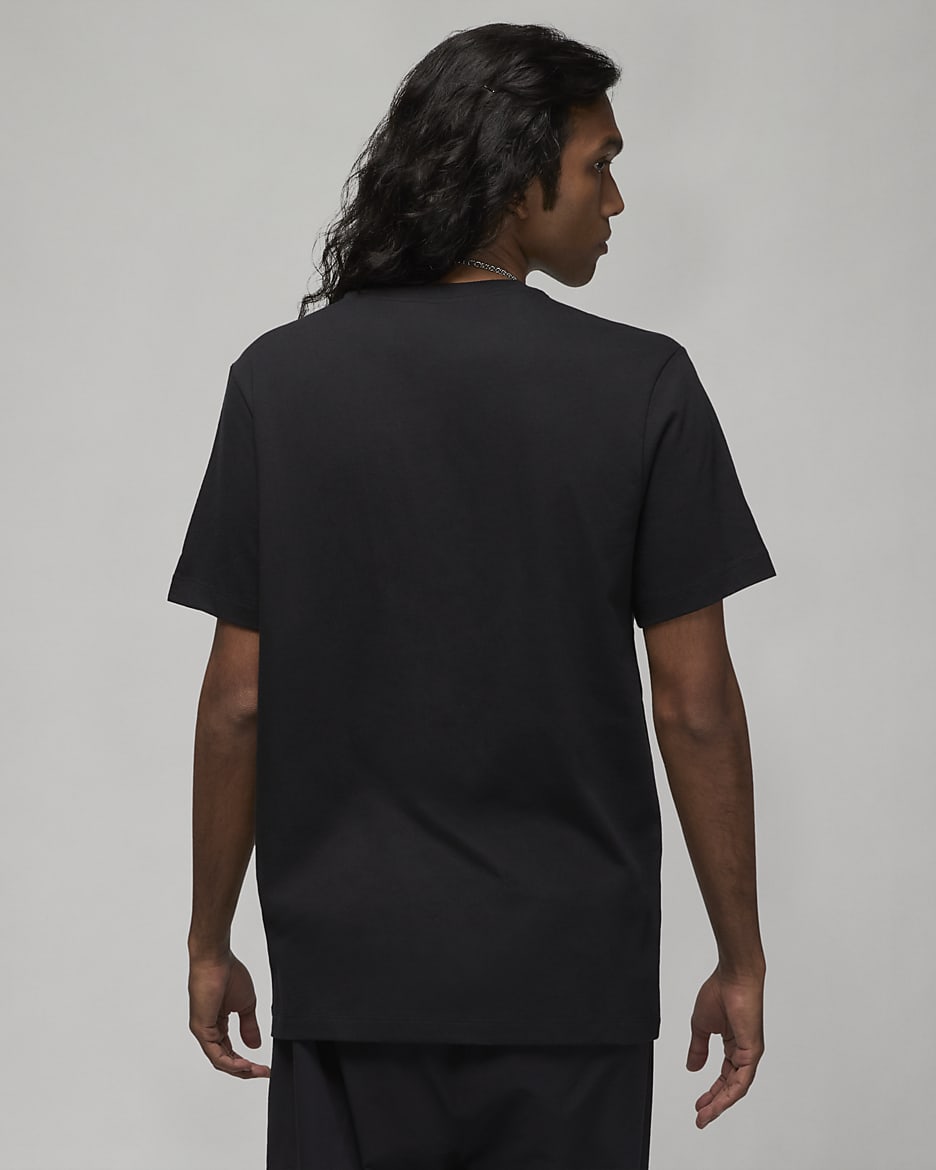 Playera elástica para hombre Jordan Air - Negro/Blanco/Negro