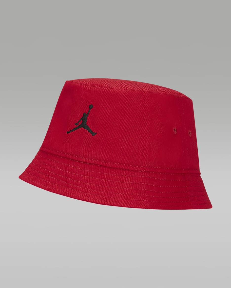 Gorro tipo pescador para niños talla grande Jordan - Rojo gimnasio