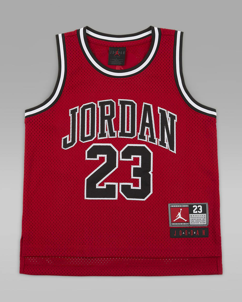 Playera para niños talla pequeña Jordan 23 Jersey - Rojo gimnasio