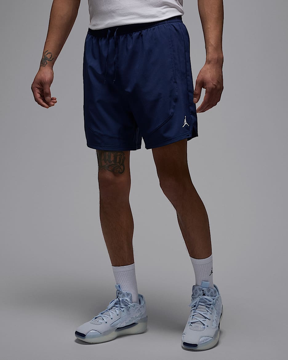 Shorts de tejido Woven Jordan Dri-FIT Sport para hombre - Azul marino medianoche/Blanco