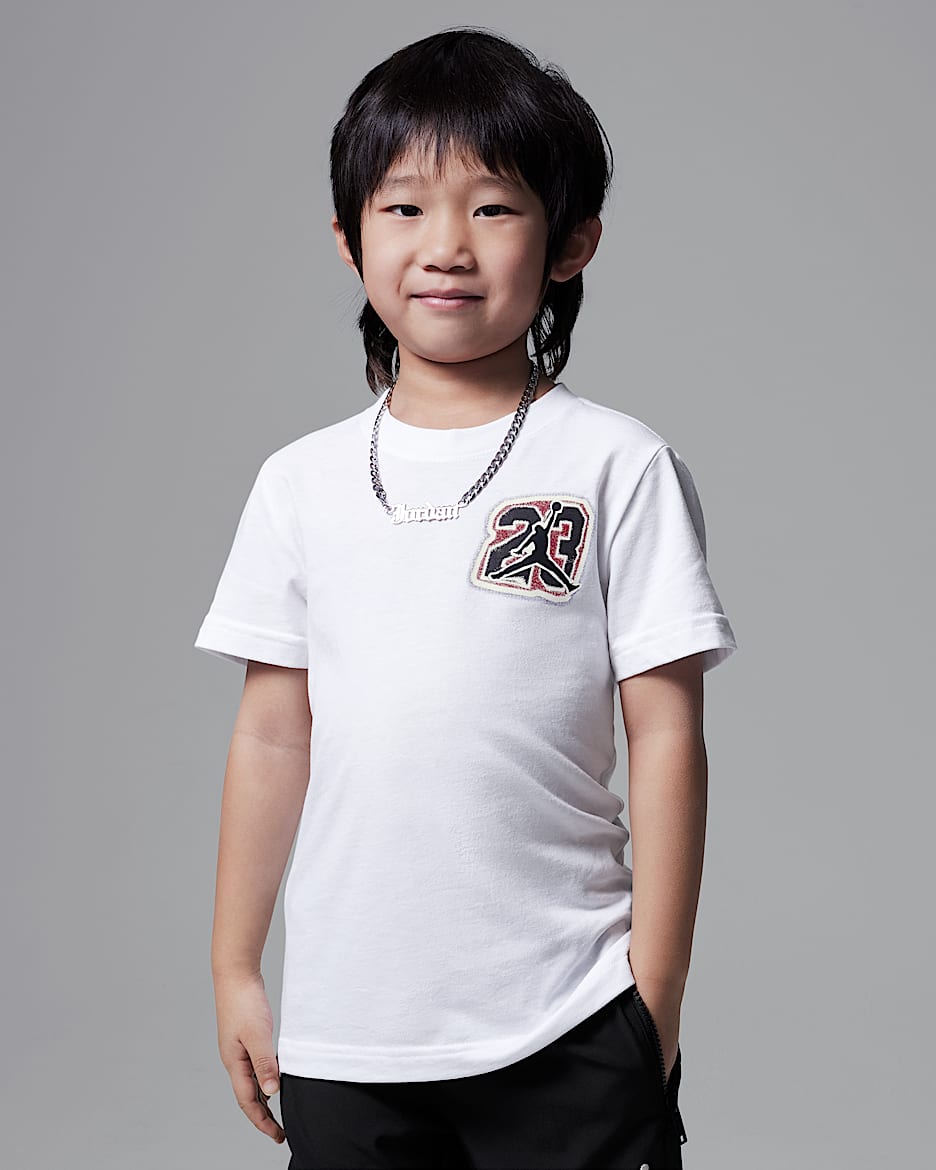 Jordan Little Kids' Jersey Collage T-Shirt - White