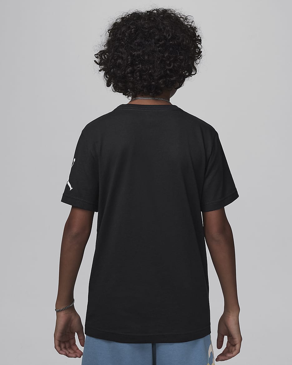 T-shirt com grafismo Jordan Quai 54 Júnior - Off Noir