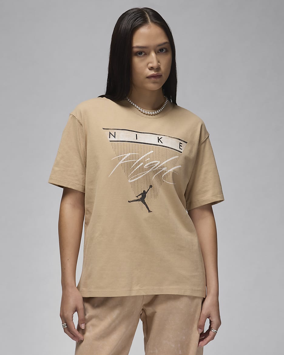 beige nike air t shirt