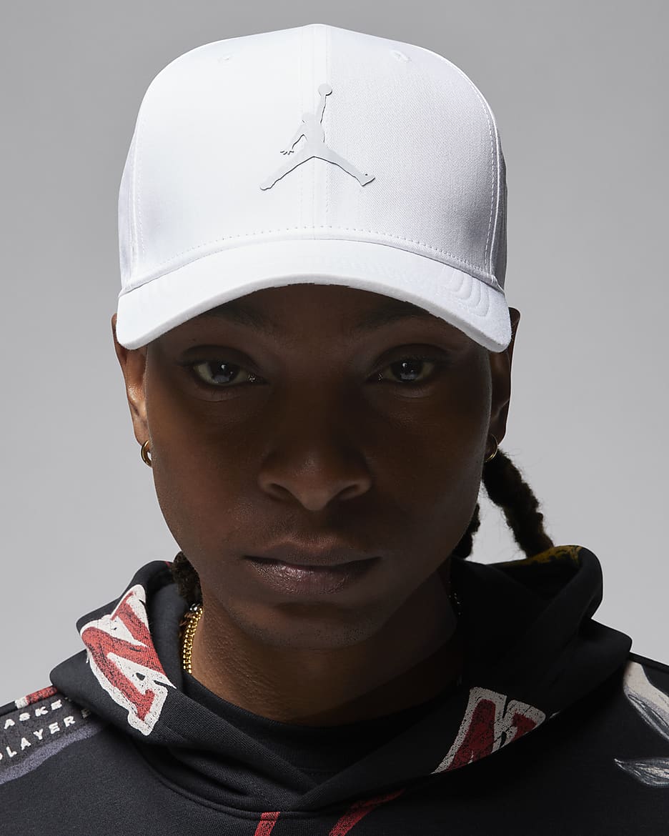 Jordan Rise Golf Cap - White/Pure Platinum/Pure Platinum