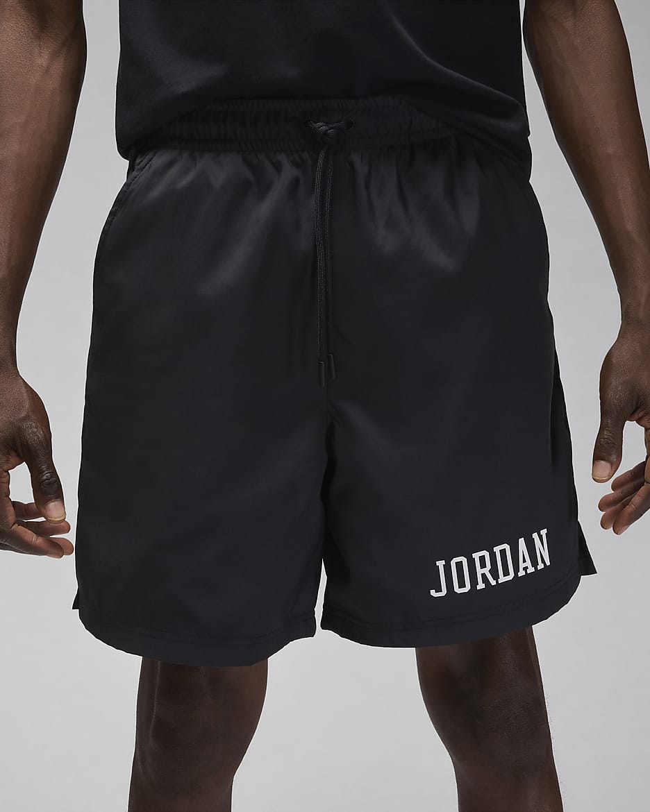 Jordan Essentials badeshorts til herre - Svart/Hvit